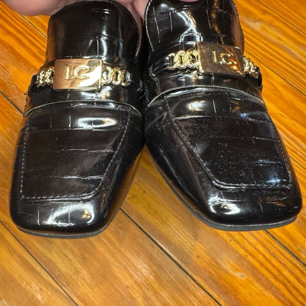Liz Claiborne Melba Crocodile Leather Block Heels Size 8.5 M - Picture 9 of 11